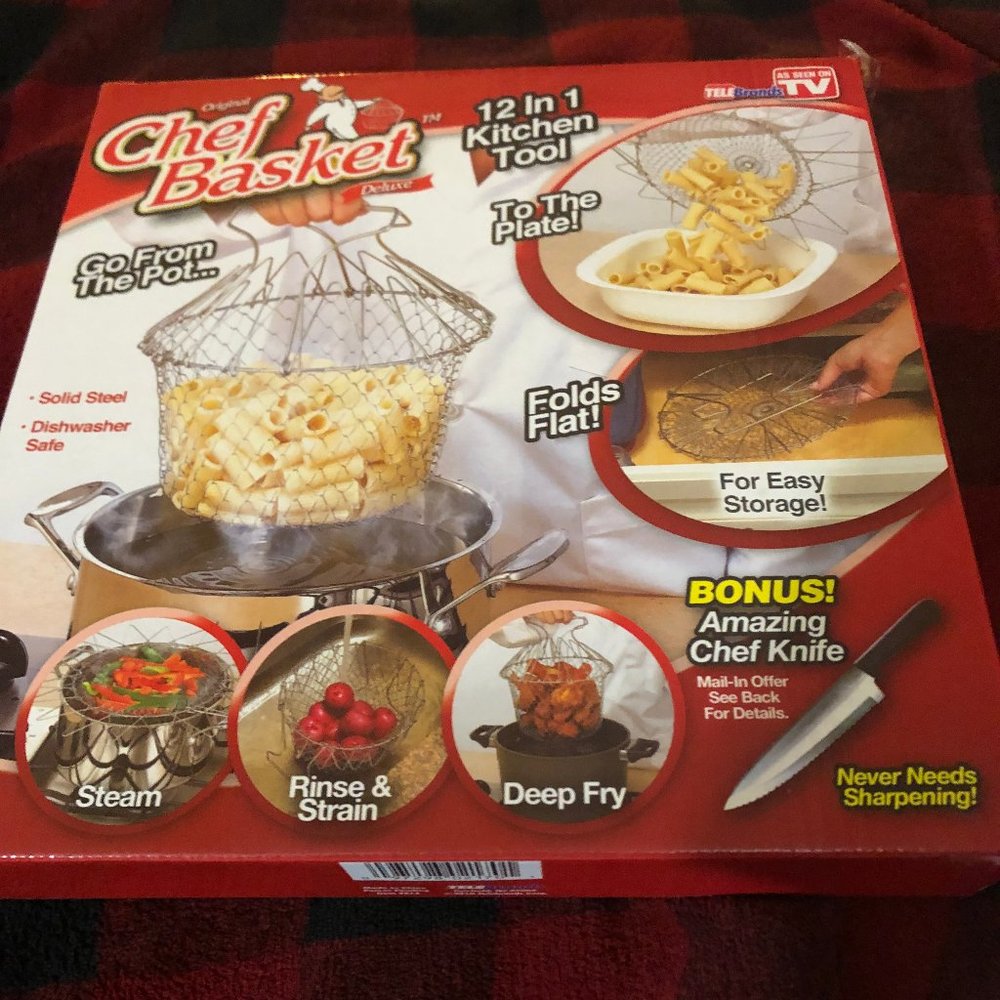 Telebrands 4615 -12 in 1 Kitchen Tool- Chef Basket